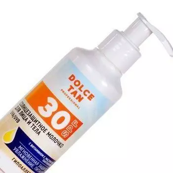 Dolce Tan, Солнцезащитное, водостойкое молочко для лица и тела, 30 SPF, 150 мл