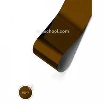 E.MI, Фольга глянцевая, Кофейная, 1,5 м