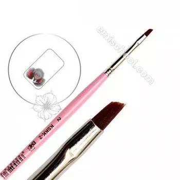 E.MI, Кисть "Cкошенный квадрат для китайской росписи" №2, 607702-2, KSKK-2