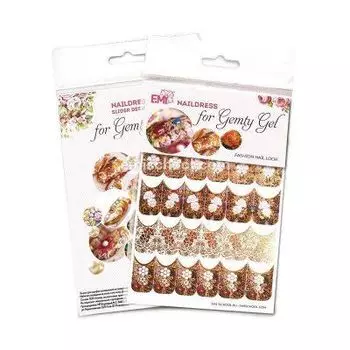 E.MI, Naildress Slider Design, Слайдеры на ногти, Пурпурный шелк