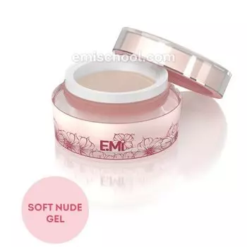 E.MI, Soft Nude Gel, Однофазный камуфлирующий скульптурный гель, 50 г