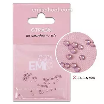 E.MI, Стразы "Светло-розовые" №4, 50 шт