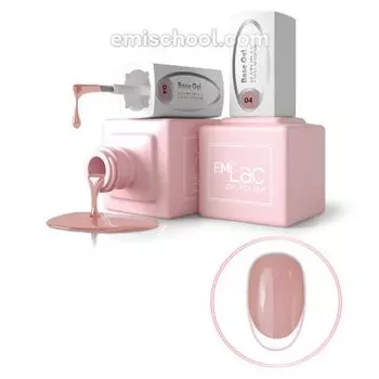 E.MiLac, Base gel, Камуфлирующее базовое покрытие, №04, Натуральный, 9 мл