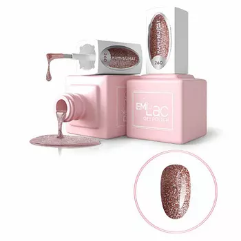 E.MiLac, Гель-лак,Компромат, №260, 9 мл