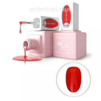 E.milac, гель-лак, красный песок, №184, 9 мл