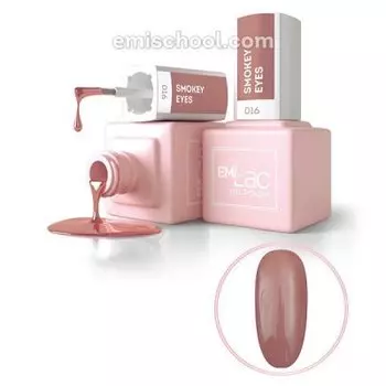 E.MiLac, Гель-лак, Смоки айз, №016, 9 мл