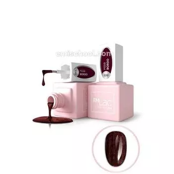 E.MiLac, Hype, Гель-лак, Мисс бордо, №220, 9 мл