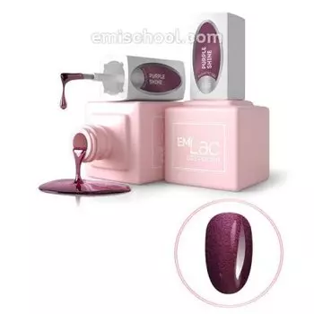 E.MiLac, Magnetic Gel, Гель-лак, Пурпурный блеск, №134, 9 мл