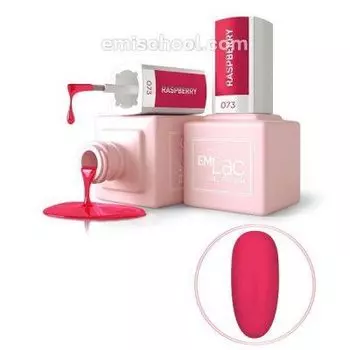 E.MiLac, Dolce Vita, Гель-лак, Малина, №073, 9 мл