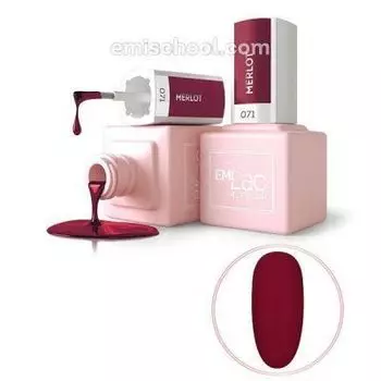 E.MiLac, Dolce Vita, Гель-лак, Мерло, №071, 9 мл