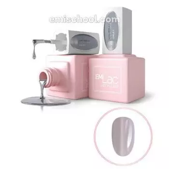 E.MiLac, Total Gray, Гель-лак, Нейтральный серый, №125, 9 мл