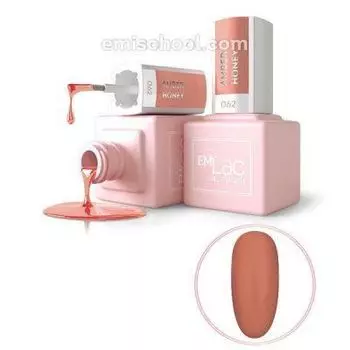 E.MiLac, Cozy Evening, Гель-лак, Янтарный мед, №062, 9 мл