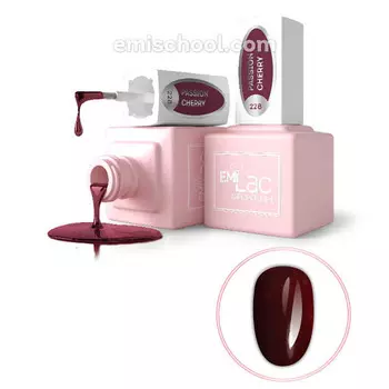 E.MiLac, Red Manifest, Гель-лак, Страстная вишня, №228, 9 мл