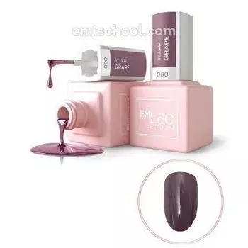 E.MiLac, Royal Tone, Гель-лак, Дикий виноград, №080, 9 мл