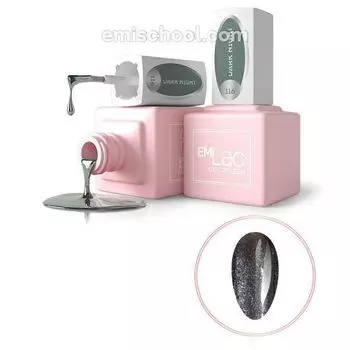 E.MiLac, Shimmer Dreams, Гель-лак, Темная ночь, №116, 9 мл