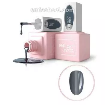 E.MiLac, Total Gray, Гель-лак, Туманная луна, №124, 9 мл