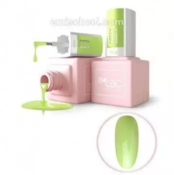 E.MiLac, Park Avenue, Гель-лак, Зеленое яблоко, №058, 9 мл