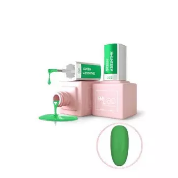 E.MiLac, Neon Party, Гель-лак, Зеленый абсент, №052, 9 мл