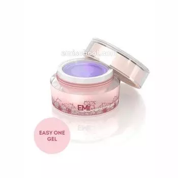 E.MI, Easy One Gel, многофункциональный прозрачный однофазный гель для моделирования, 15 г