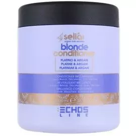 Echos line blonde кондиционер с частицами платины и маслом аргании 1000мл.
