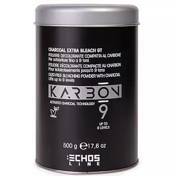 ECHOS Line, Karbon, Обесцвечивающий угольный порошок для осветления до 9 тонов, 500 г