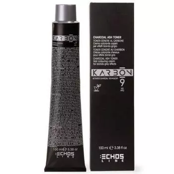 ECHOS Line KARBON Пепельный тонер на основе угля с эффектом "Седой Блонд" 100мл