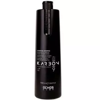 ECHOS Line, Karbon, Угольный шампунь для волос, 1000 мл