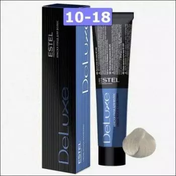 Estel De Luxe краска-уход для волос, 10/18 светлый блондино-жемчужный, 60 мл
