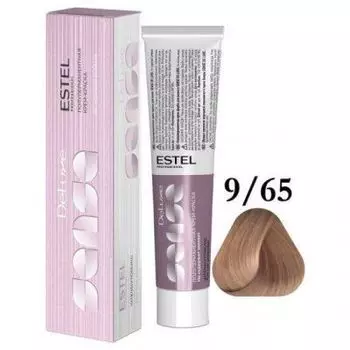 Estel De Luxe Sense - Крем-краска 9\65 Блондин фиолетово-красный, 60 мл