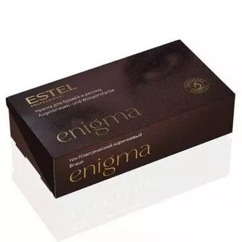 Estel, Краска для бровей и ресниц Enigma, классический коричневый