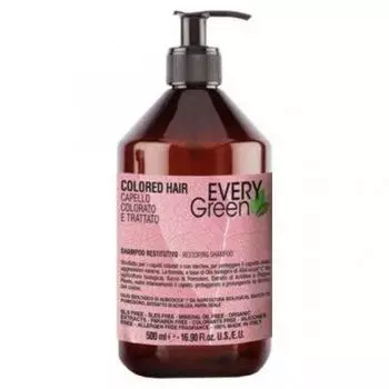 EVERY GREEN COLORED HAIR Шампунь для окрашеных волос Защитный 500мл.
