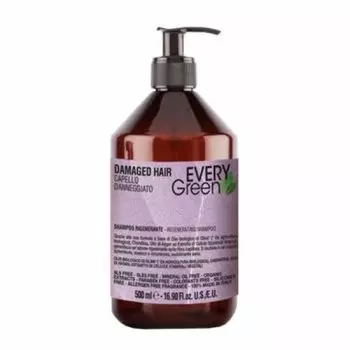 EVERY GREEN DAMAGED HAIR Шампунь для поврежденных волос Восстанавливающий 500мл.