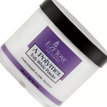 EzFlow Акриловая ярко-белая пудра Truly White Acrylic Powder 227г