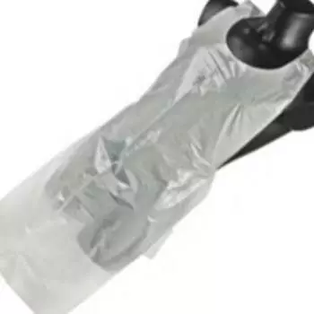 Фартук для окраски одноразовый 0.80*1.20м 50шт. Серебро