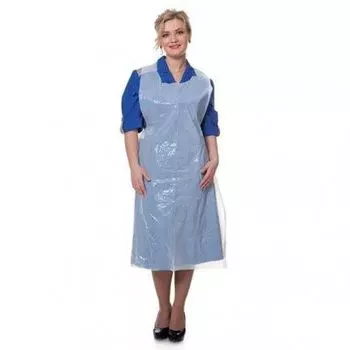 Фартук для окраски одноразовый 100*65см в рулоне TEXTOP 100шт. Белые