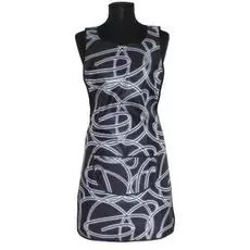 фартук двухсторонний чёрный волна ф31-43