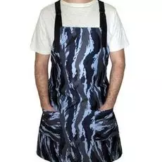 фартук мужской "милитари" чёрно-серый ф23-82