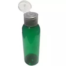 флакон для жидкостей 75мл. зеленый-прозрачный 1 шт.
