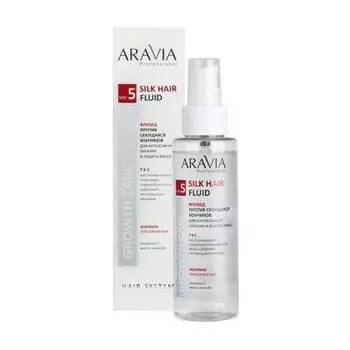 Флюид против секущихся кончиков для интенсивного питания Silk Hair Fluid Aravia Professional, 110 мл