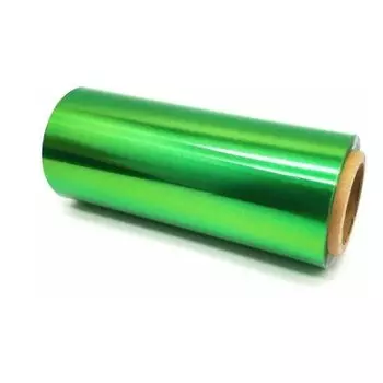 Фольга для парикмахерских работ 25м. ЗЕЛЕНАЯ 16 мкм MAKstyle