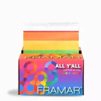 Фольга в рулоне с тиснением Цвета радуги Embossed Roll Medium All Y'All 98м