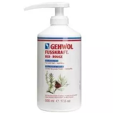 Gehwol, fusskraft red, dry rough skin, красный бальзам для сухой кожи, 500 м