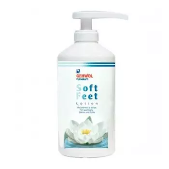 Gehwol, Fusskraft, Soft Feet Lotion, Лосьон водяная лилия и шелк, 500 мл