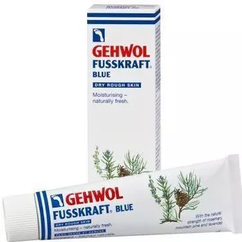 Gehwol, Fusskraft Blue, Голубой Бальзам, 75 мл