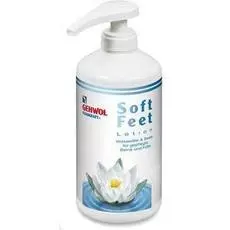 Gehwol, fusskraft, soft feet lotion, лосьон водяная лилия и шелк, 500 мл