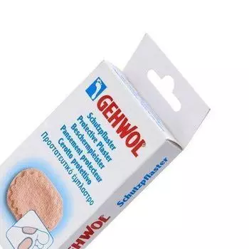 Gehwol, Schutzpflaster oval, Овальный защитный пластырь, 4 шт