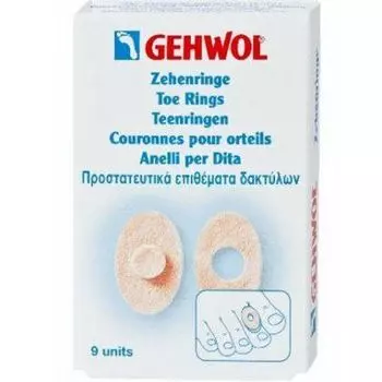 Gehwol, Zehenring oval, Овальные кольца, 9 шт