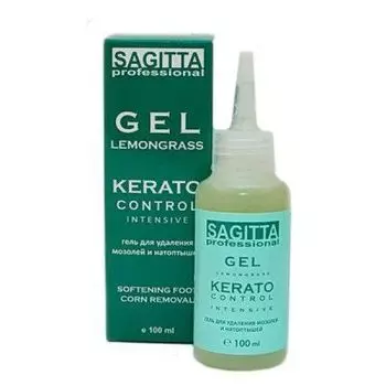 Sagitta, Gel Lemograss Kerato Control, Гель для удаления мозолей и натоптышей, 100 м