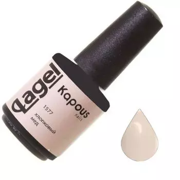гель-лак kapous lagel 1577 хлопковый мед 15 мл