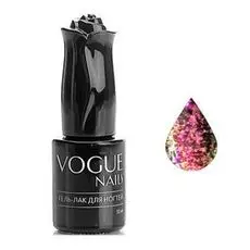 гель-лак с хлопьями юки vogue nails шоу конфетти 10 мл
